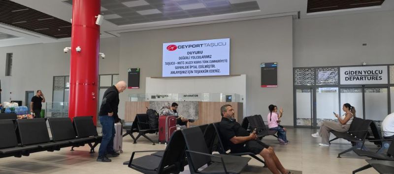 Taşucu Limanı’nda Kıbrıs seferleri iptal edildi