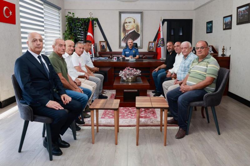 Mersin Emniyet Müdüründen emekli polislere veda