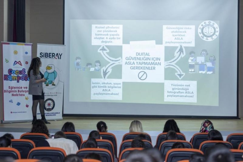 Mersin’de çocuklara siber güvenlik eğitimi verildi
