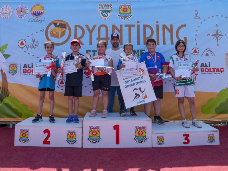 Tarsus’ta oryantiring heyecanı: 6 kentten 550 sporcu katıldı